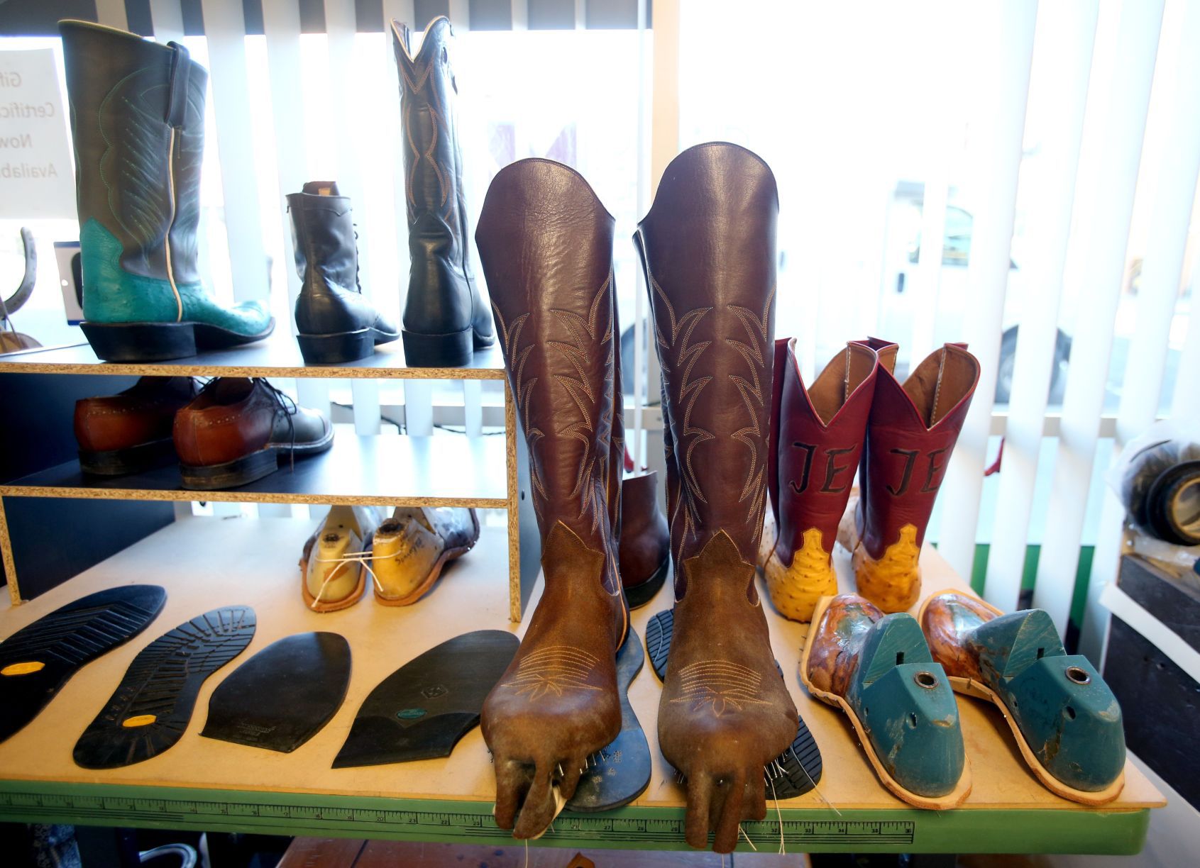 New boots at Eisele's Custom Footwear